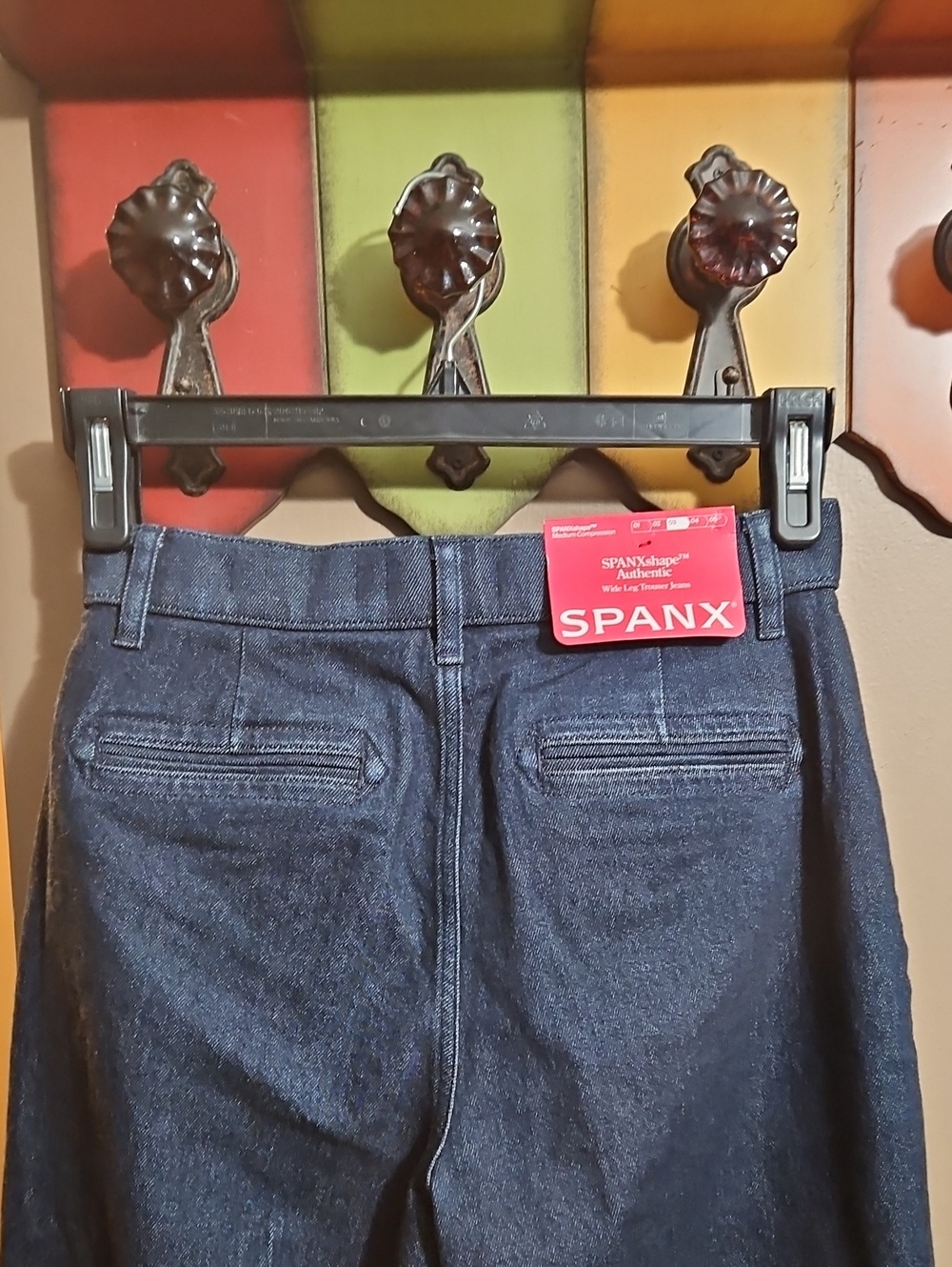 Spanx Wide-Leg High-Rise Trouser Denim Jeans-NWT - Picture 7 of 14